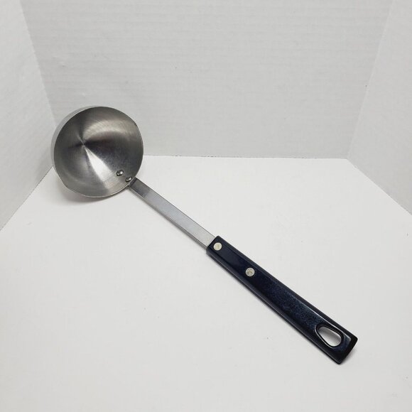 Vintage Royal Brand Sharp Cutter Ladle - Black Handle 11" USA - Picture 1 of 14